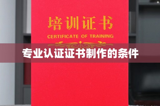 岳麓专业认证证书制作的条件